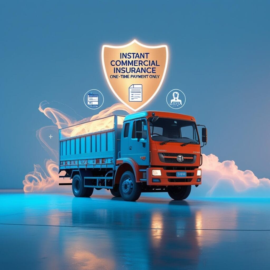 Commercial Vehicle Insurance on Easy EMI
